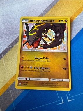 shining rayquaza 56/73 Pokemon Shining Legends NM/LP TCG